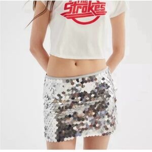 BRAND NEW urban outfitters sparkly skirt size large